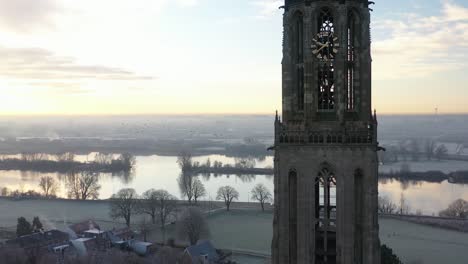 Local-Dutch-Church-tower-Detailed-Shot