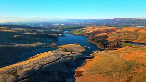 Luftaufnahmen-Von-Saddleworth-Moor,-England