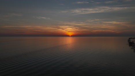 Sonnenuntergang-über-Der-Mobile-Bay-In-Alabama