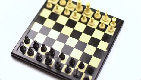 Chess-is-spinning-on-a-white-background