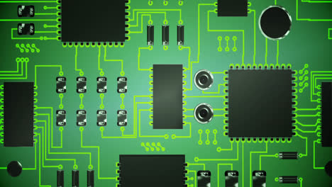 Close-up-of-electronic-circuit-board