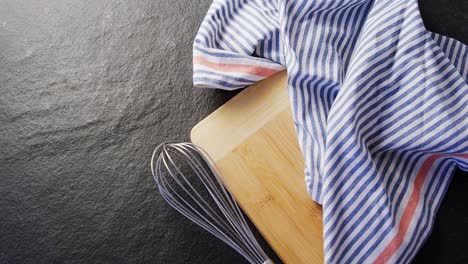 Whisker,-chopping-board-and-cloth-4k