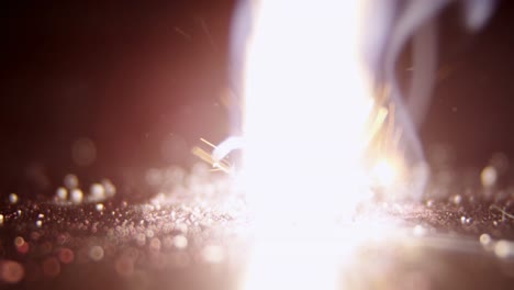 Chemical-being-burnt-with-matchstick-4k