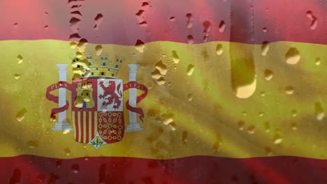 Spanische-Flagge-Mit-Kondensation