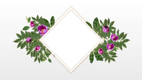 Marco-De-Fotos-Para-Copiar-Espacio-Con-Flores-Rosas-Decorativas