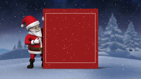 Süße-Weihnachtsmann-Animation-Mit-Poster