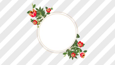 photo-frame-for-copy-space-with-decorative-red-flowers
