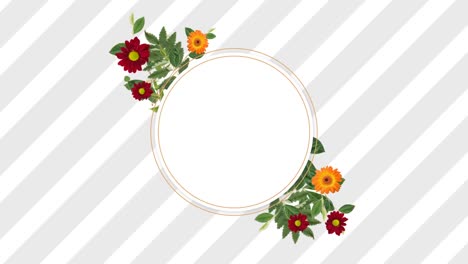 photo-frame-for-copy-space-with-decorative-red-and-yellow-flowers