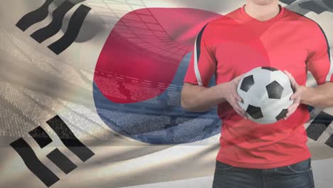 Video-Mit-Südkoreanischer-Flagge