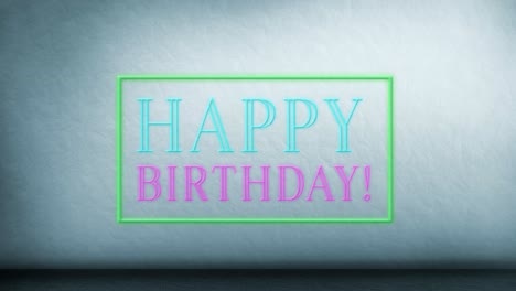 Animation-of-happy-birthday-text-sparkling-in-a-frame-4k