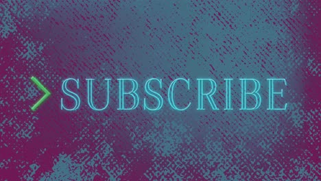 Animation-of-subscribe-text-flickering-in-blue-color-4k
