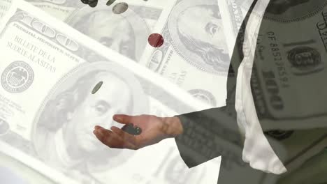 Composition-of-poker-player-with-dollars-money-in-transparency-