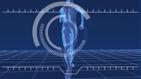 Digital-animation-of-skeleton-running