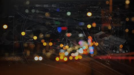 Digital-composite-of-bokeh-of-busy-city-street