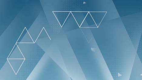 Triangles-forming-on-blue-background
