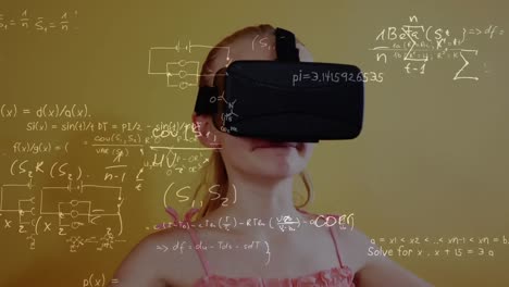 Girl-using-virtual-reality-headset-
