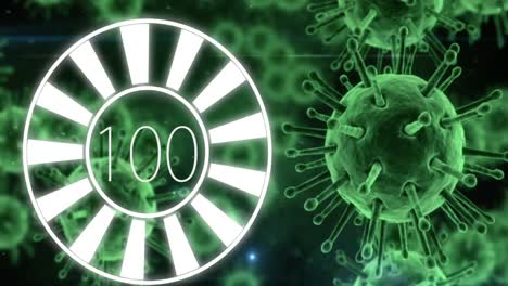 -Circle-downloading-from-0-to-100-with-green-virus-animation-4k