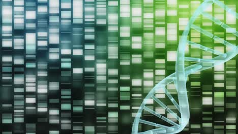 DNA-Rotiert-Mit-Matrix-Im-Hintergrund