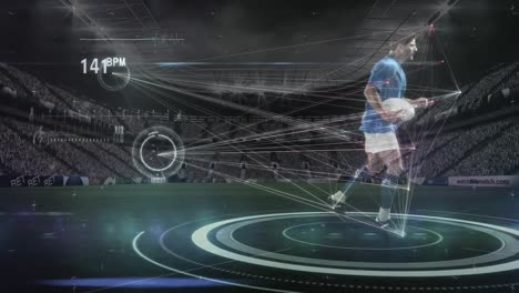 Rugby-player-running-with-football-and-interface