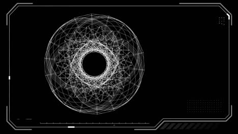 Futuristic-circles-animated-in-empty-frame-