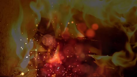 Fire-animation-with-sparks-and-bubble-effects