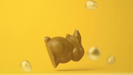 Conejito-De-Pascua-De-Chocolate-Y-Huevos