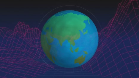 Globus-Und-Landschaftsdiagramm