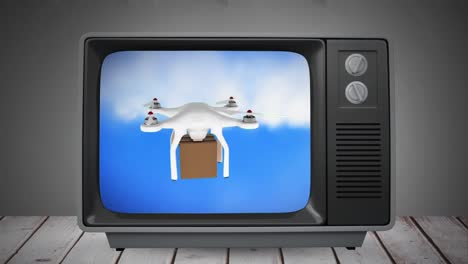 Fernsehen-Mit-Lieferung-Per-Drohne