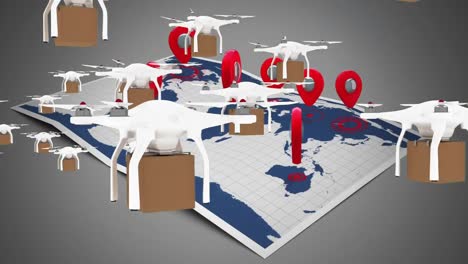 Drone-courier-service