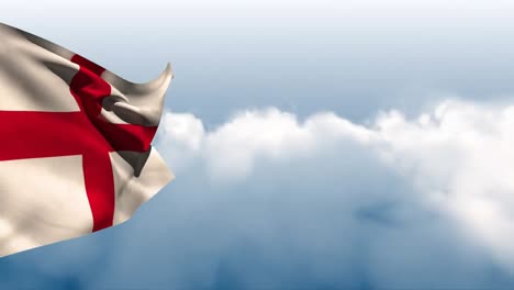 English-flag-waving-in-the-wind-with-a-sky-background