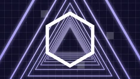 Luminous-hexagon-turning-on-corridor-of-luminous-triangle-with-virtual-sizzle-square-falling-on-back