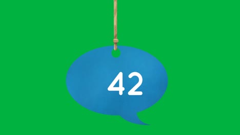 Tied-blue-speech-bubble-with-numbers-4k