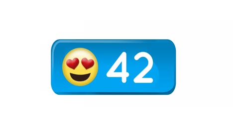 Emoji-De-Ojos-De-Corazón-Con-Recuento-Creciente-4k