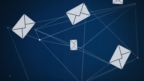 Emails-icons-on-the-screen