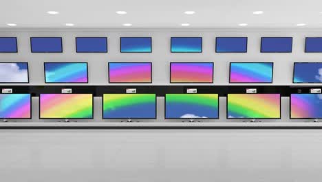 Television-with-colourful-screens