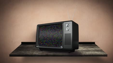 Television-on-a-wall-counter