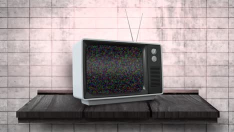 Television-with-a-blank-channel