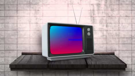 Television-with-pixel-noise