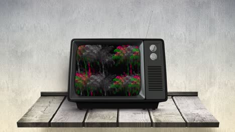 Animation-of-television-with-blurry-screen-4k