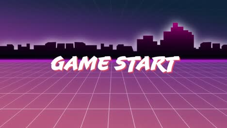 Game-start-message-from-an-arcade-game