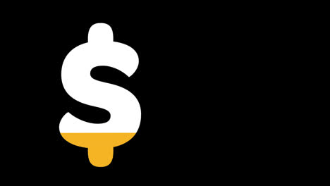 Dollar-symbol-filled-with-yellow-colour