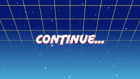 Continue-sign
