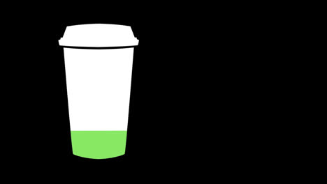Cup-filled-with-green-colour