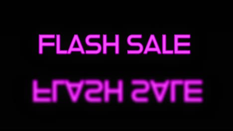Pink-neon-Flash-Sale-text-appearing-4k