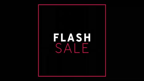 White-and-red-Flash-sale-text-appearing-against-black-screen-4k
