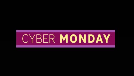 Yellow-and-purple-Cyber-Monday-text-appearing-against-a-black-screen