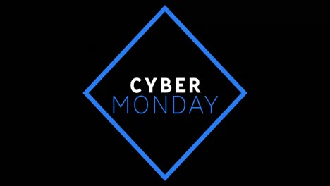 Weißer-Und-Blauer-Cyber-Monday-Text-Erscheint