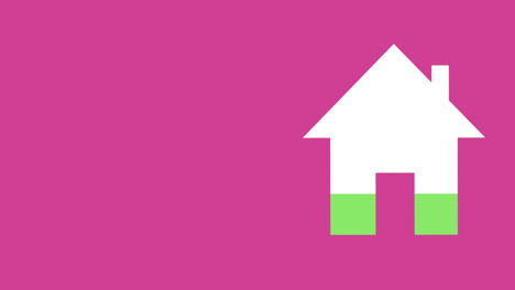 House-fills-green-on-pink-background