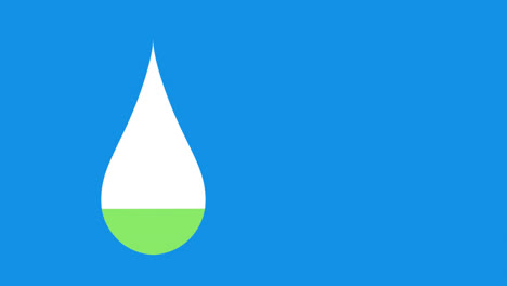 Water-drop-shape-filling-with-colour