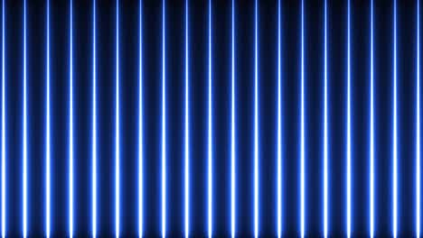 Animation-Leuchtender-Neonblauer-Linien,-Die-Sich-Auf-Einer-Nahtlosen-Schleife-Auf-Schwarzem-Hintergrund-Bewegen